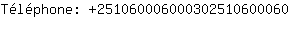 Tlphone: 25106000600030251060....