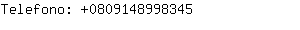 Telefono: 080914899....