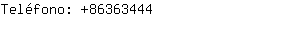 Teléfono: 8636....