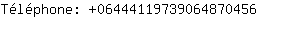 Tlphone: 0644411973906487....