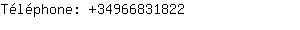 Téléphone: 3496683....