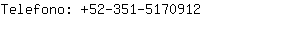 Telefono: 52-351-517....
