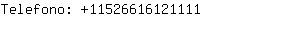 Telefono: 1152661612....