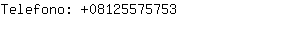 Telefono: 0812557....