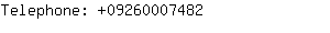 Telephone: 0926000....