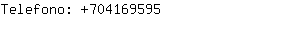 Telefono: 70416....