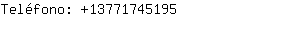 Teléfono: 1377174....