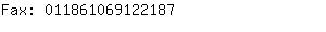 Fax: 01186106912....