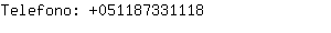 Telefono: 05118733....