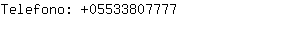 Telefono: 0553380....