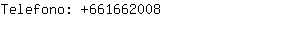 Telefono: 66166....