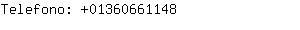 Telefono: 0136066....