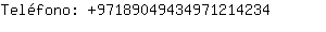 Telfono: 9718904943497121....