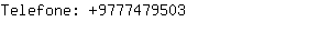 Telefone: 977747....