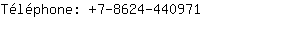 Tlphone: 7-8624-44....