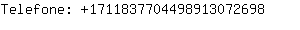 Telefone: 171183770449891307....