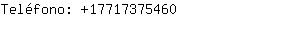 Teléfono: 1771737....