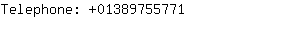 Telephone: 0138975....