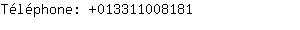 Tlphone: 01331100....
