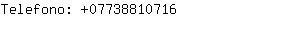 Telefono: 0773881....
