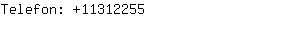 Telefon: 1131....