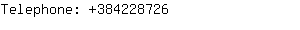 Telephone: 38422....