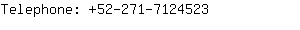 Telephone: 52-271-712....