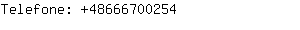 Telefone: 4866670....