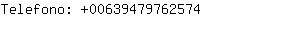 Telefono: 0063947976....