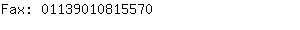 Fax: 0113901081....