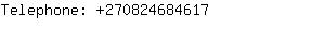Telephone: 27082468....