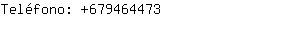 Teléfono: 67946....