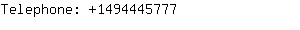 Telephone: 149444....