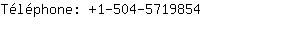 Tlphone: 1-504-571....