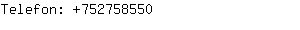Telefon: 75275....