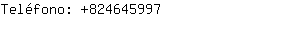 Teléfono: 82464....
