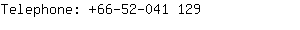 Telephone: 66-52-041....