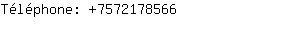Téléphone: 757217....