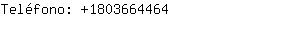 Teléfono: 180366....