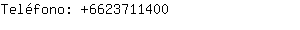 Teléfono: 662371....