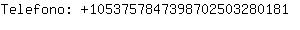 Telefono: 105375784739870250328....