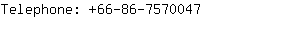 Telephone: 66-86-757....