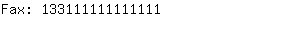 Fax: 13311111111....