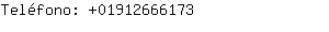Teléfono: 0191266....