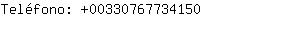 Telfono: 0033076773....