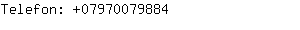 Telefon: 0797007....