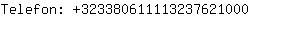 Telefon: 32338061111323762....