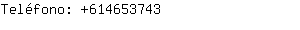 Teléfono: 61465....