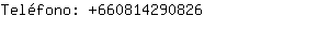 Teléfono: 66081429....