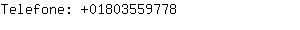 Telefone: 0180355....